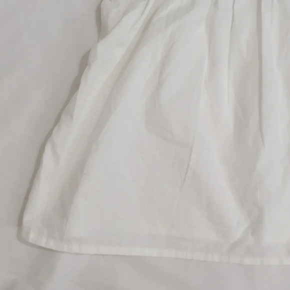 NWT Old Navy Sleeveless Smocked Babydoll Top, Color White/Brown Size XL - Picture 6 of 15